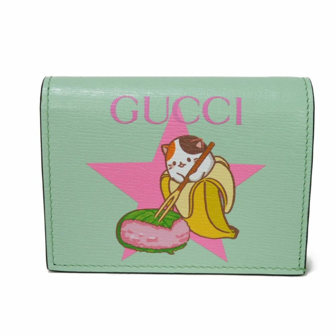 GUCCI - GUCCI グッチ ばなにゃ コンパクト ウォレット バナナ GUCCI - GUCCI グッチ ばなにゃ コンパクト ウォレット バナナ