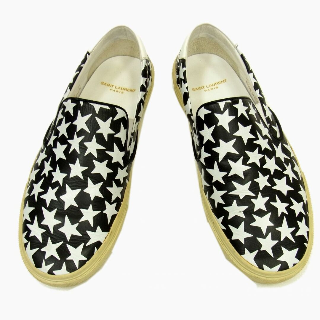 SAINT LAURENT - ◇SAINT LAURENT PARIS VU377362 スリッポン 総 SAINT LAURENT - ◇SAINT LAURENT PARIS VU377362 スリッポン 総