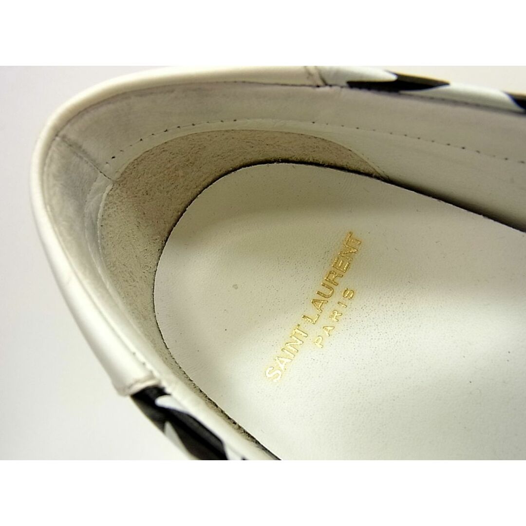 SAINT LAURENT - ◇SAINT LAURENT PARIS VU377362 スリッポン 総 SAINT LAURENT - ◇SAINT LAURENT PARIS VU377362 スリッポン 総