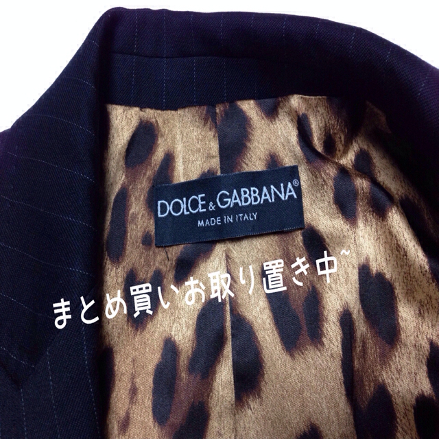 日本に DOLCE&GABBANA - 超美品✨D.Gabbanaパーツスーツ♡ テーラードジャケット