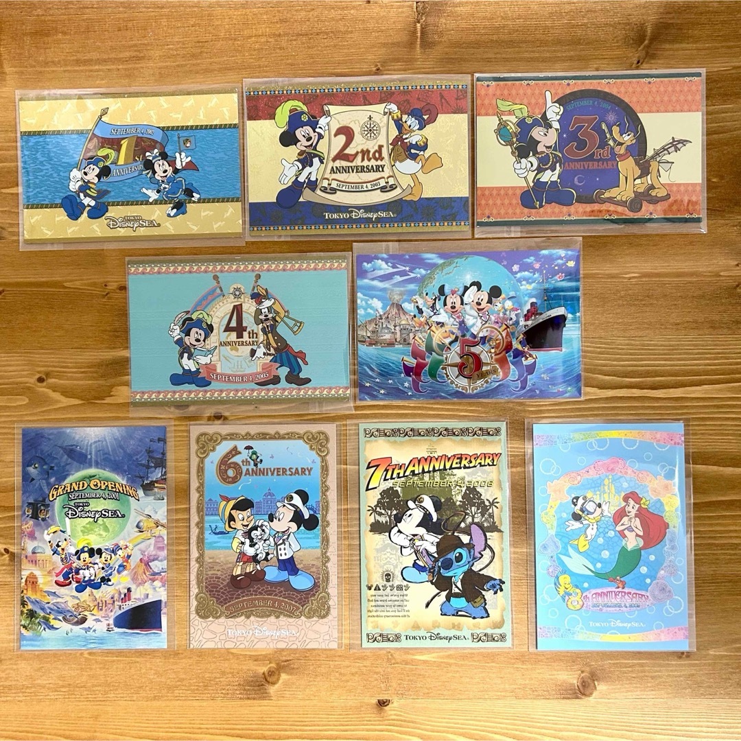 Disney - 東京ディズニーシー 周年 ポストカード 9枚の通販 by Disney - 東京ディズニーシー 周年 ポストカード 9枚の通販 by