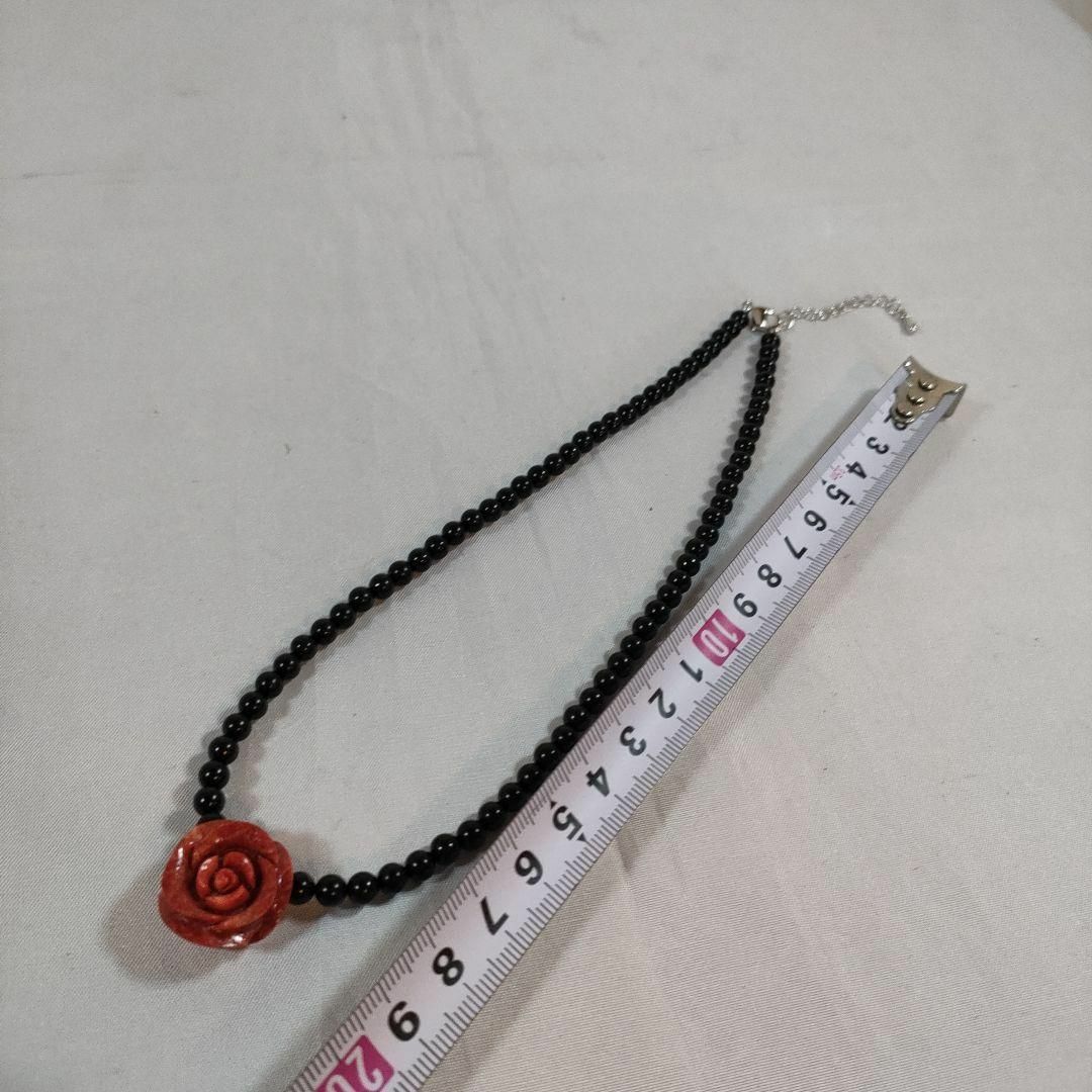 ひ835 超美品 本珊瑚 赤サンゴ 赤のバラモチーフネックレスの ひ835 超美品 本珊瑚 赤サンゴ 赤のバラモチーフネックレスの