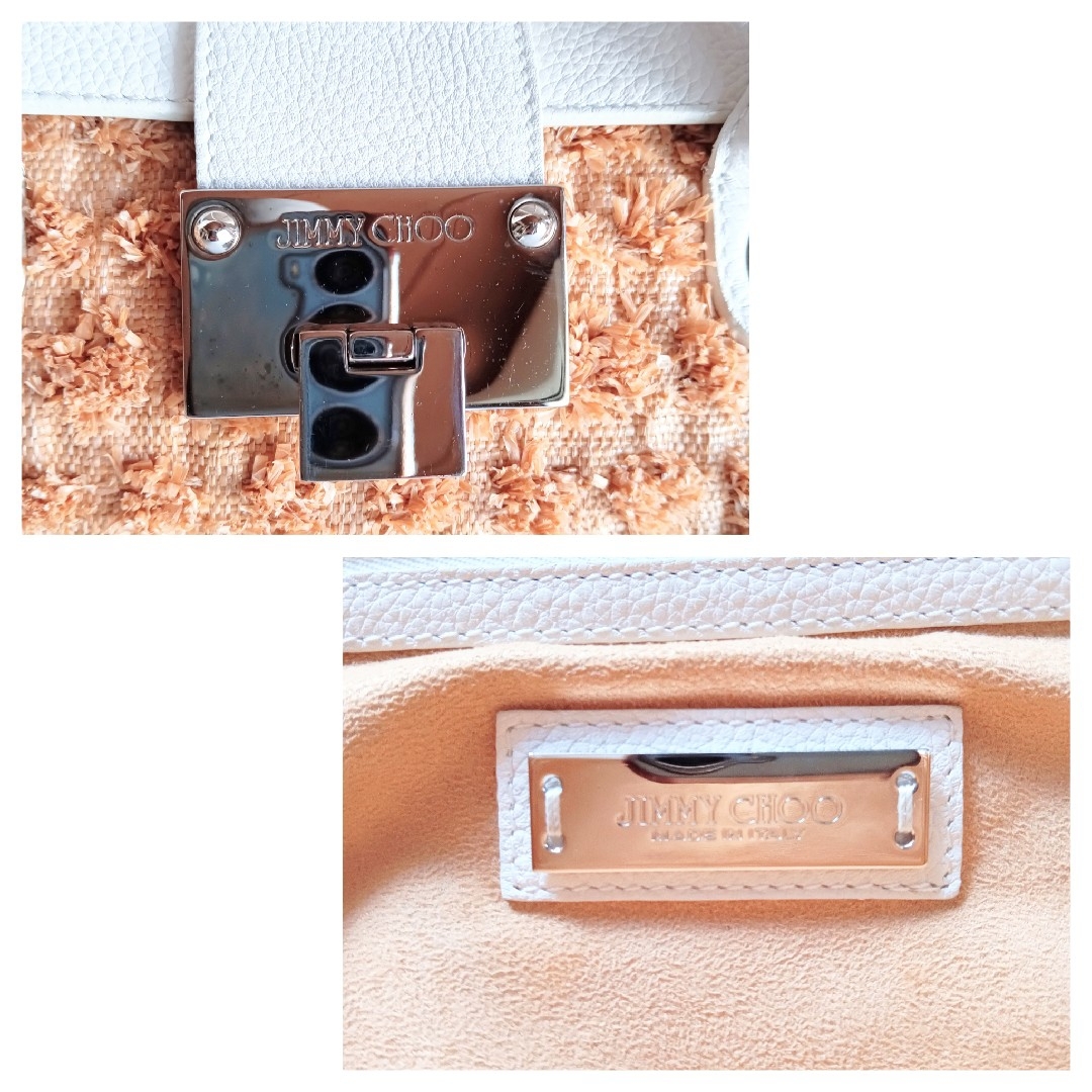 JIMMY CHOO - 美品 ジミーチュウ 2way ショルダー トート 大容量 JIMMY CHOO - 美品 ジミーチュウ 2way ショルダー トート 大容量