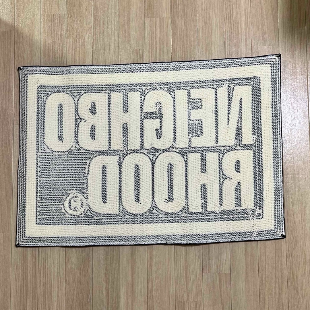 NEIGHBORHOOD - NEIGHBORHOOD × Gallery1950 ラグ マット 黒色の NEIGHBORHOOD - NEIGHBORHOOD × Gallery1950 ラグ マット 黒色の