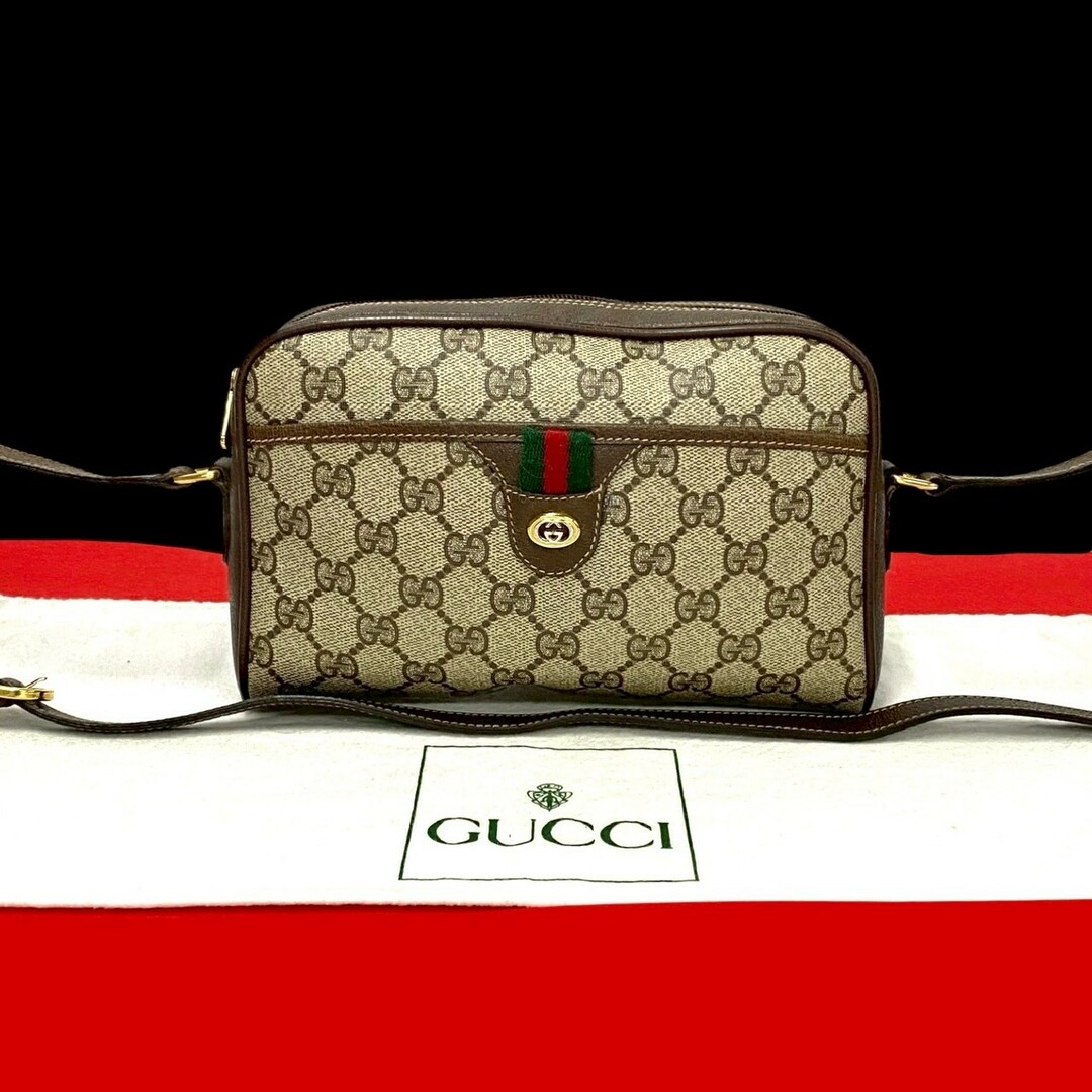 GUCCI - 極 美品 GUCCI グッチ オールドグッチ シェリーライン GUCCI - 極 美品 GUCCI グッチ オールドグッチ シェリーライン