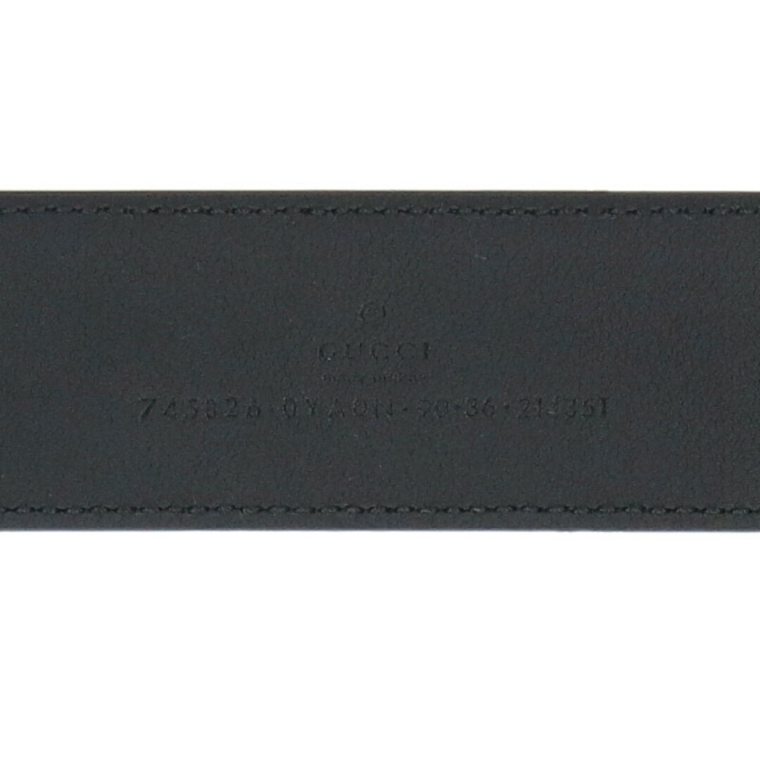 GUCCI - グッチ 745826 GGバックルレザーベルト メンズ 90の通販 GUCCI - グッチ 745826 GGバックルレザーベルト メンズ 90の通販