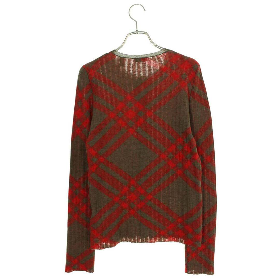 BURBERRY - バーバリー 8093583 チェック柄カーディガン BURBERRY - バーバリー 8093583 チェック柄カーディガン