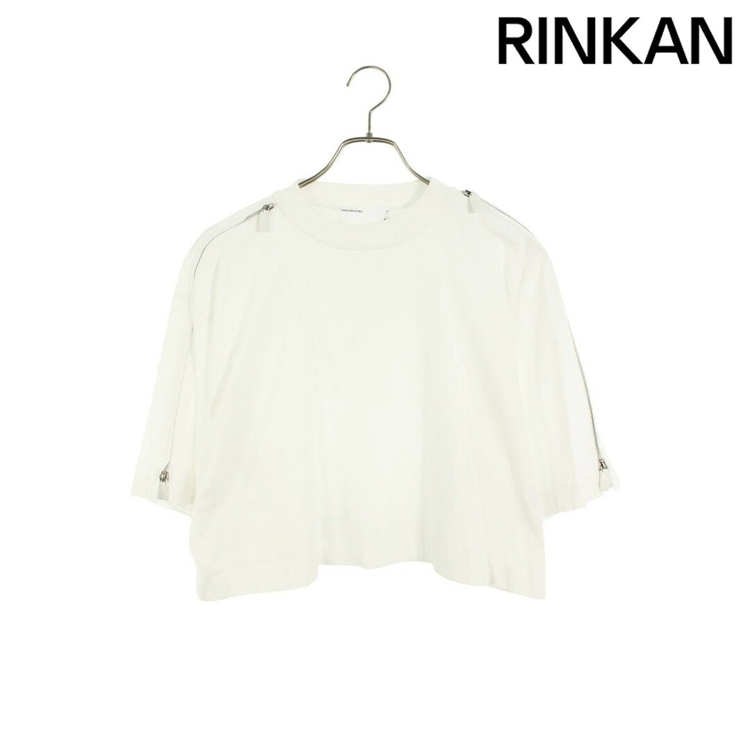 TOGA - トーガ TA241-JK075 ジップデザインクロップドTシャツ TOGA - トーガ TA241-JK075 ジップデザインクロップドTシャツ