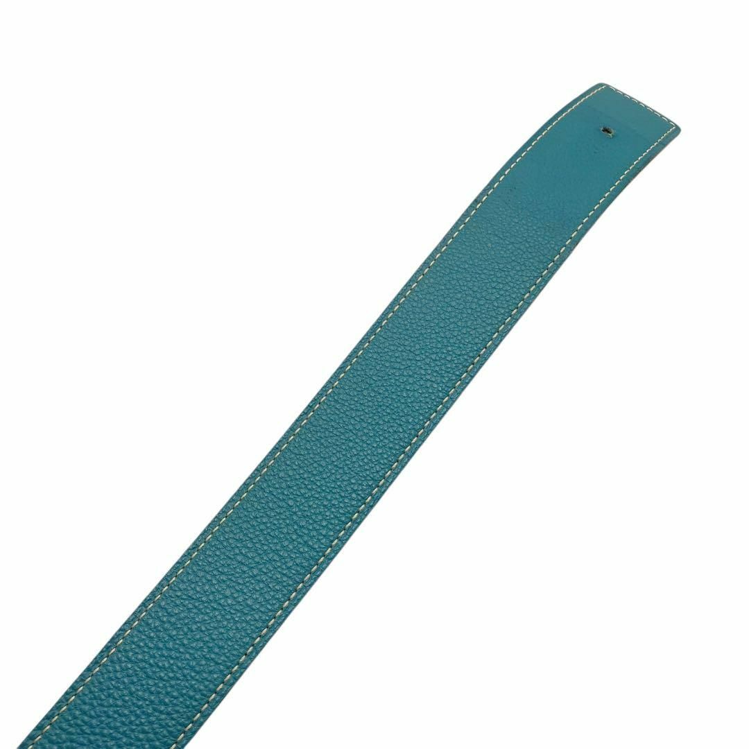 HERMES - ⭐️美品⭐️ エルメス レザー ベルト 85 ブルージーン HERMES - ⭐️美品⭐️ エルメス レザー ベルト 85 ブルージーン