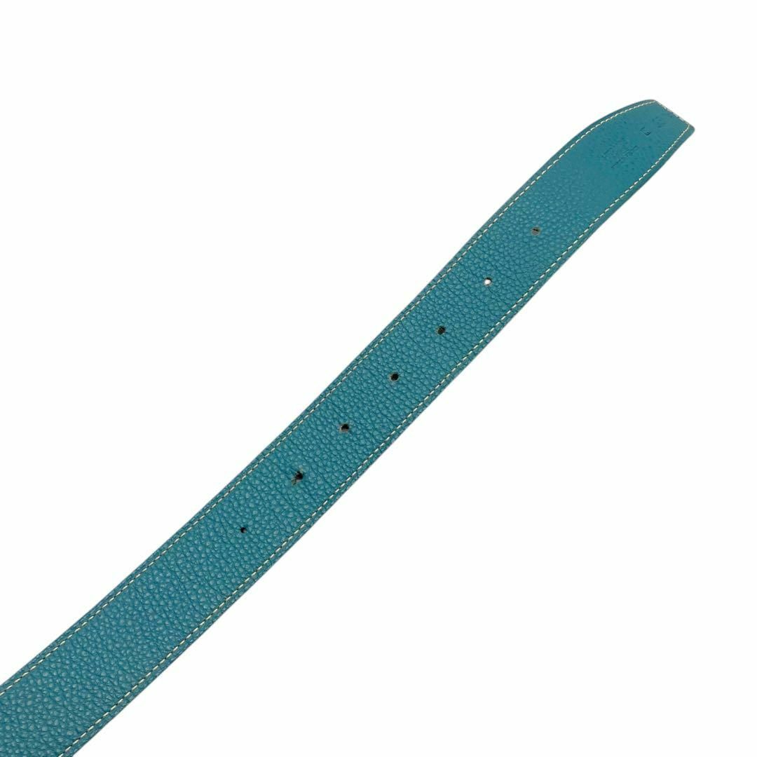 HERMES - ⭐️美品⭐️ エルメス レザー ベルト 85 ブルージーン HERMES - ⭐️美品⭐️ エルメス レザー ベルト 85 ブルージーン