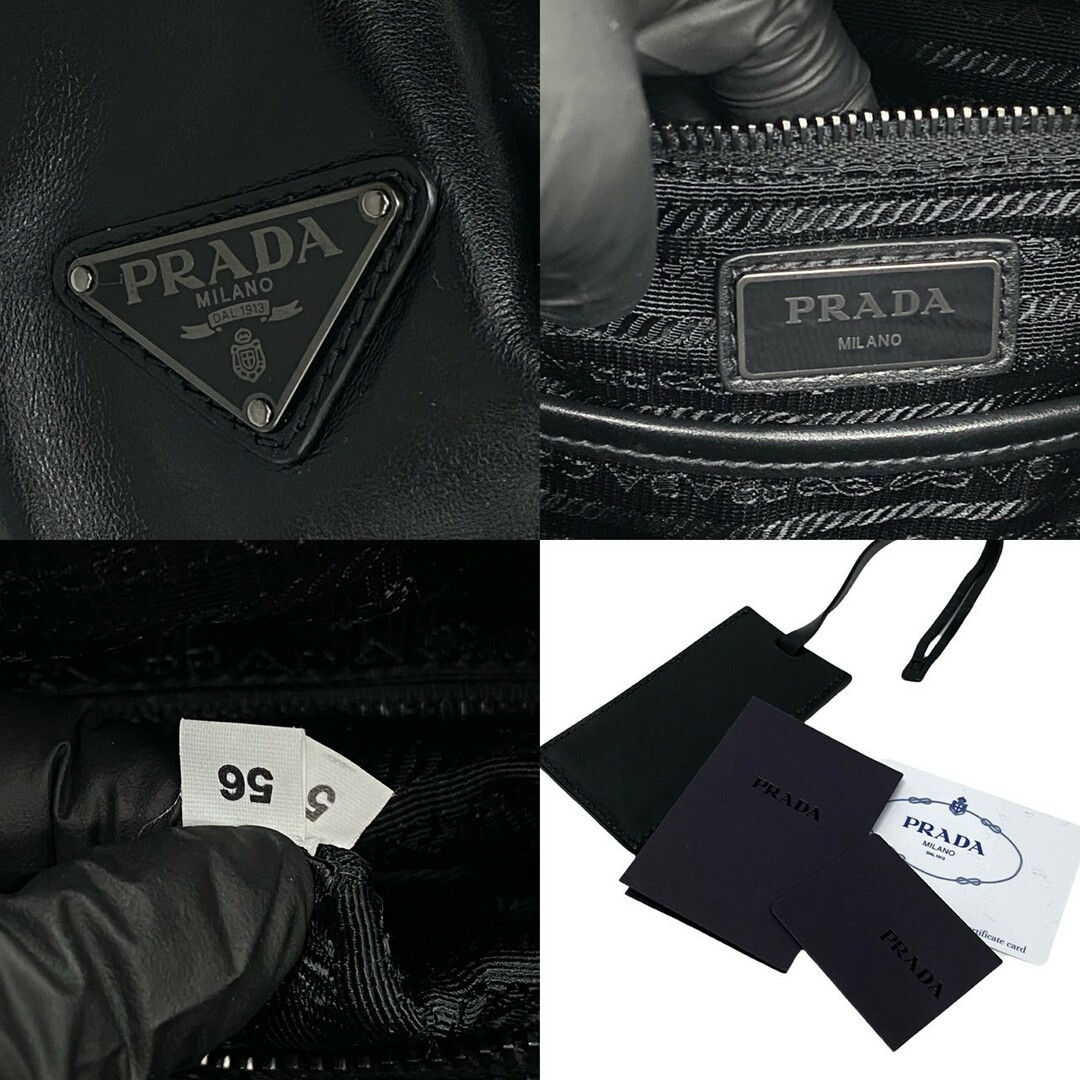 PRADA - 極 美品 希少品 PRADA プラダ 三角ロゴ プレート 金具 PRADA - 極 美品 希少品 PRADA プラダ 三角ロゴ プレート 金具
