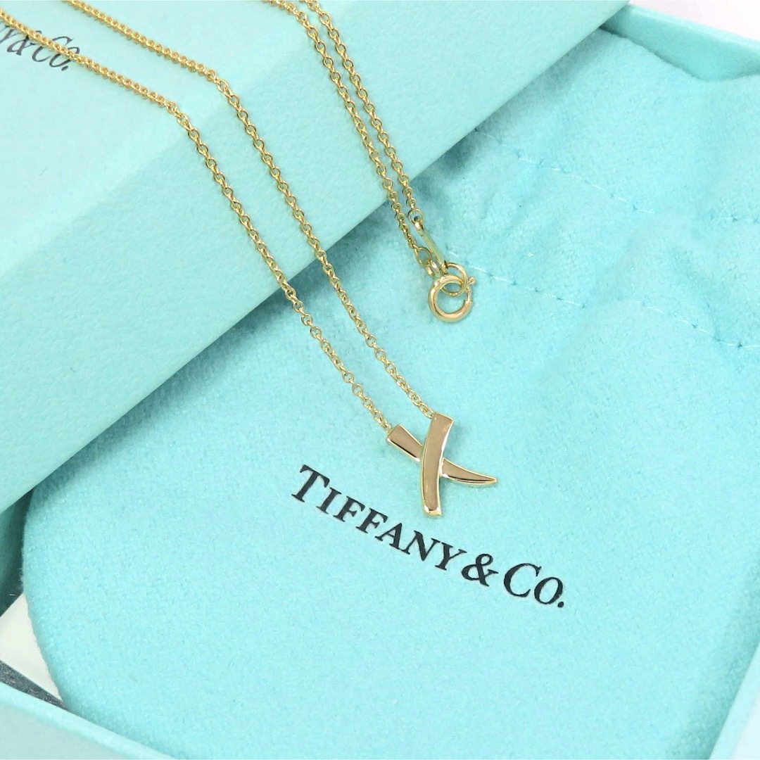 Tiffany & Co. - TIFFANY&Co ティファニー 750 キス ネックレス Tiffany & Co. - TIFFANY&Co ティファニー 750 キス ネックレス