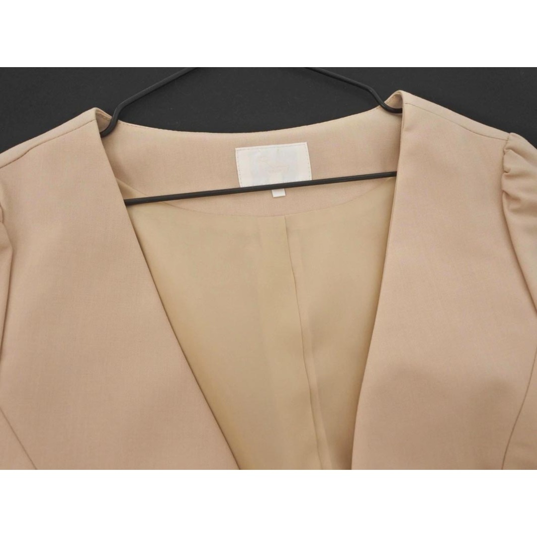 BEAMS - Ray BEAMS レイビームス ノーカラー ジャケット size0 BEAMS - Ray BEAMS レイビームス ノーカラー ジャケット size0
