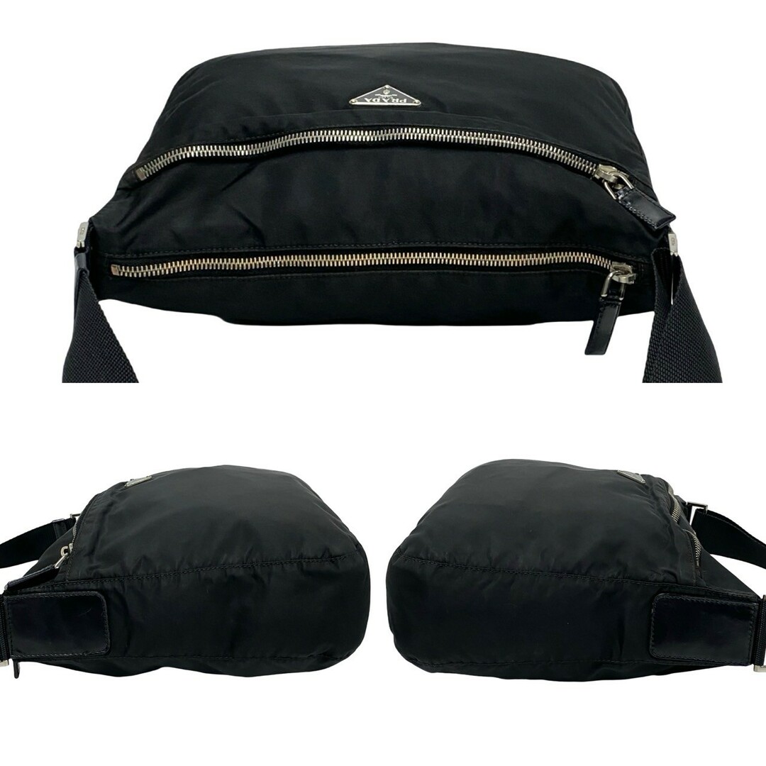PRADA - 極 美品 PRADA プラダ 三角ロゴ プレート 金具 ナイロン PRADA - 極 美品 PRADA プラダ 三角ロゴ プレート 金具 ナイロン