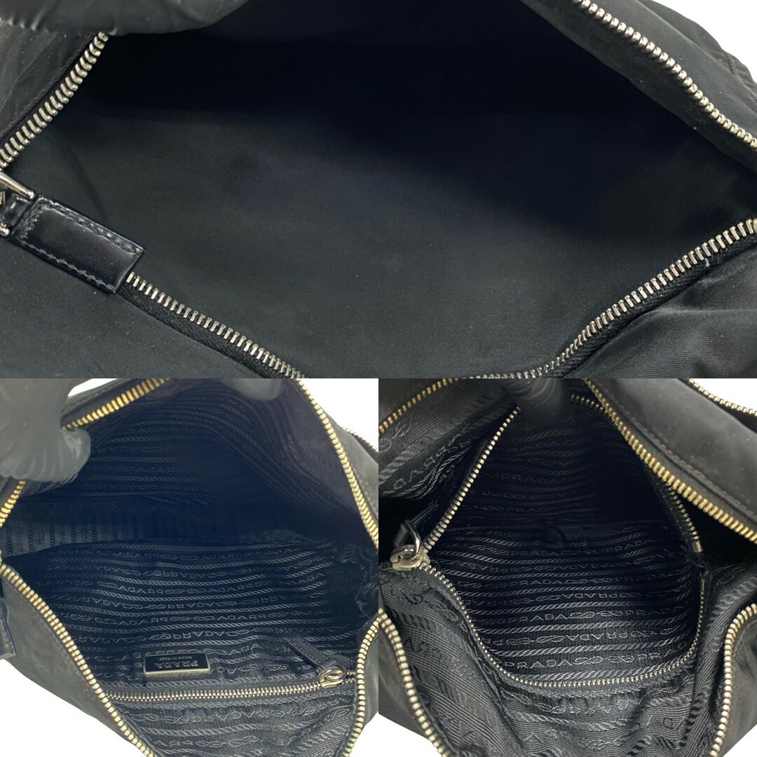 PRADA - 極 美品 PRADA プラダ 三角ロゴ プレート 金具 ナイロン PRADA - 極 美品 PRADA プラダ 三角ロゴ プレート 金具 ナイロン