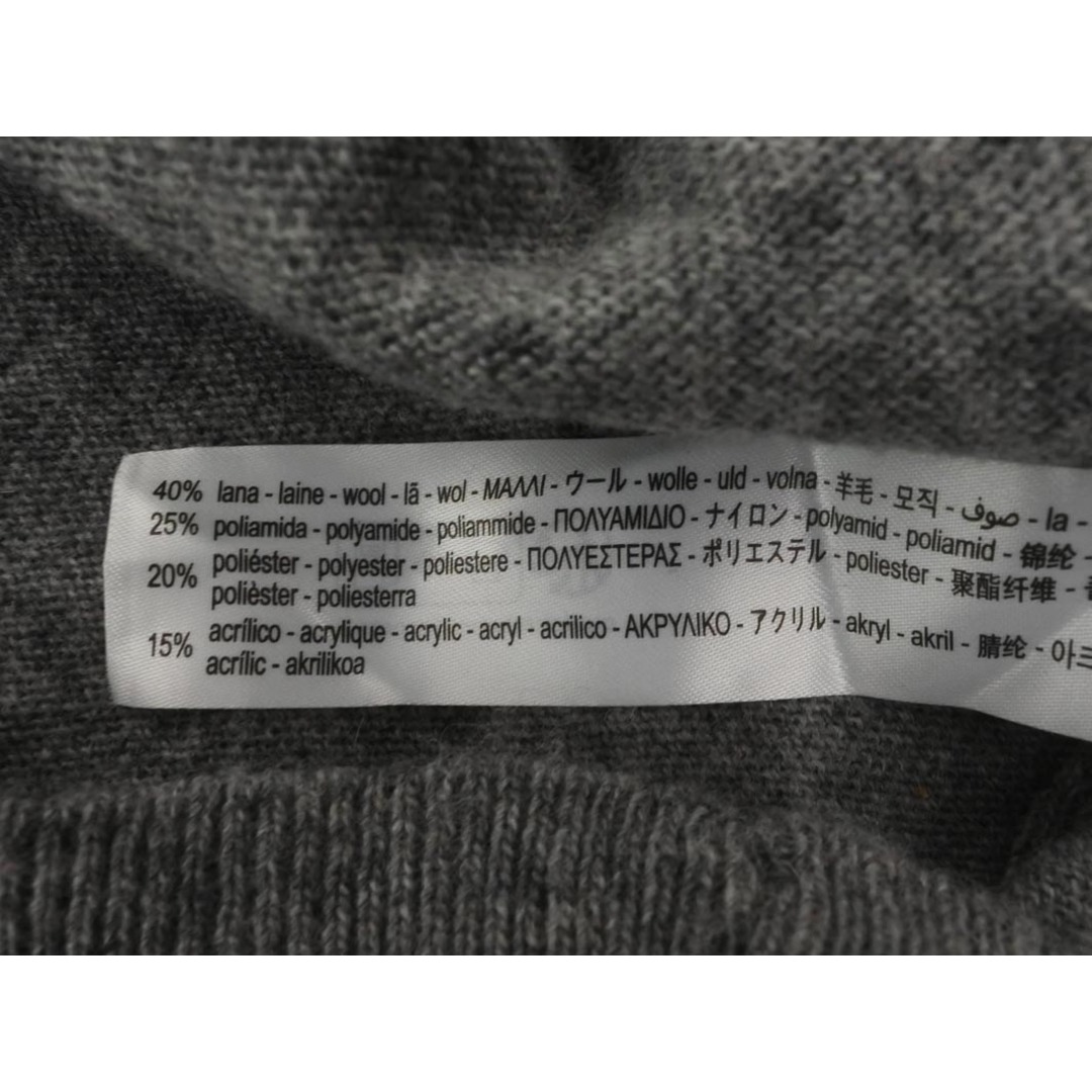 ZARA - ZARA ザラ ウール混 ニット セーター sizeM/グレー ZARA - ZARA ザラ ウール混 ニット セーター sizeM/グレー