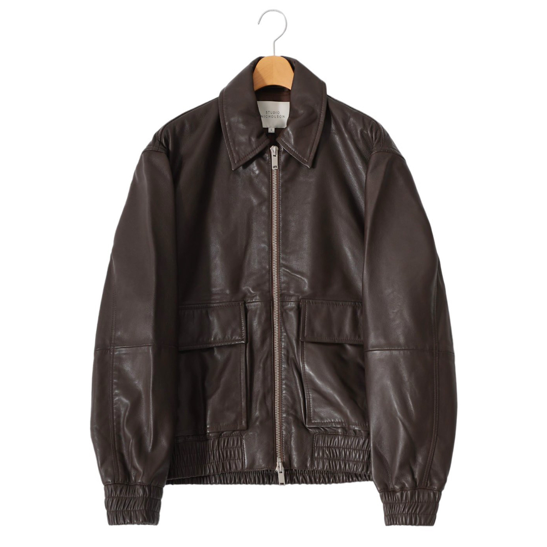 STUDIO NICHOLSON - 極美品 Studio Nicholson レザージャケット STUDIO NICHOLSON - 極美品 Studio Nicholson レザージャケット