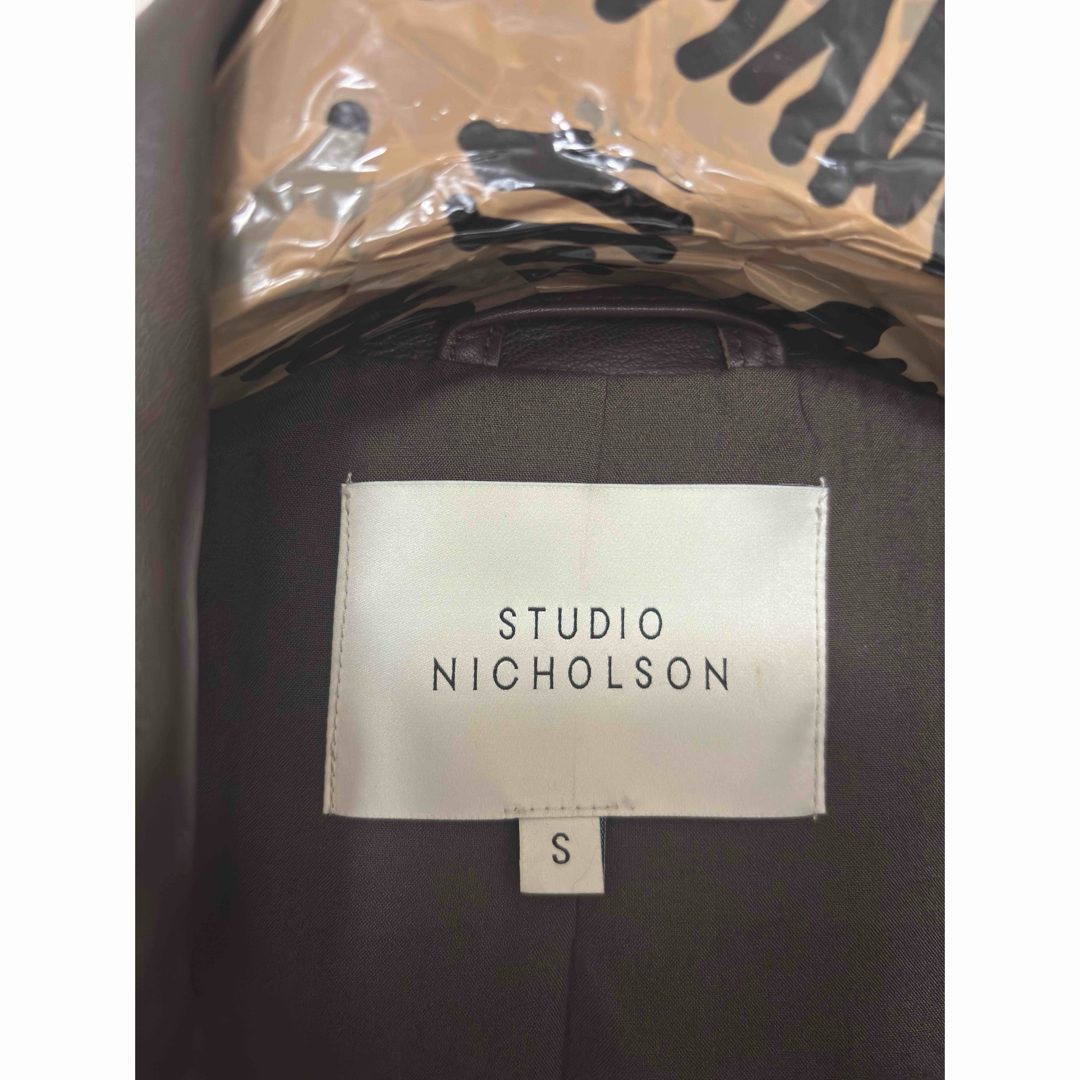 STUDIO NICHOLSON - 極美品 Studio Nicholson レザージャケット STUDIO NICHOLSON - 極美品 Studio Nicholson レザージャケット
