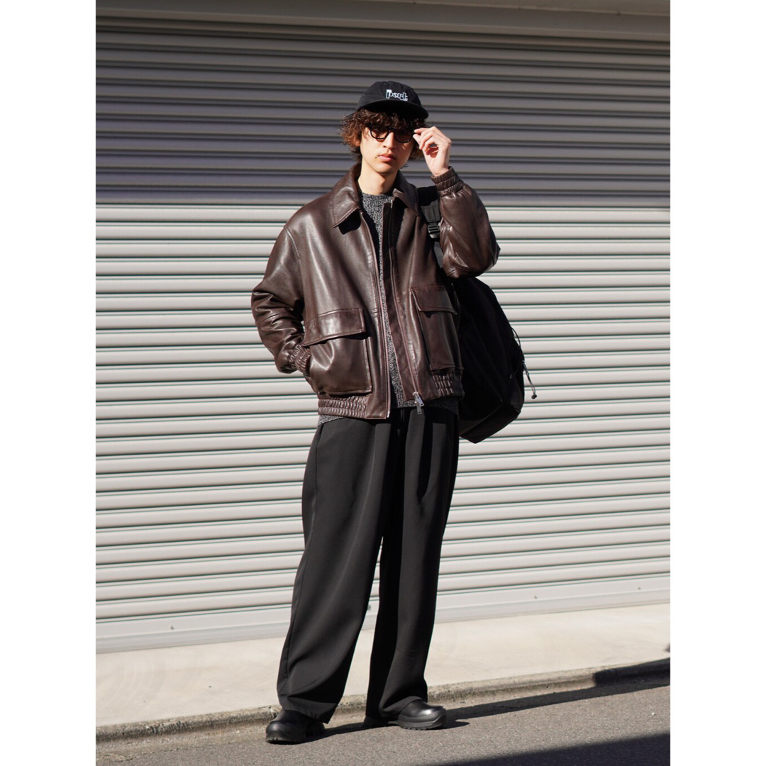 STUDIO NICHOLSON - 極美品 Studio Nicholson レザージャケット STUDIO NICHOLSON - 極美品 Studio Nicholson レザージャケット