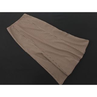 アルシーヴ(archives)のarchives アルシーヴ チェック マーメイド スカート 紫xベージュ ◇■ レディース(ロングスカート)