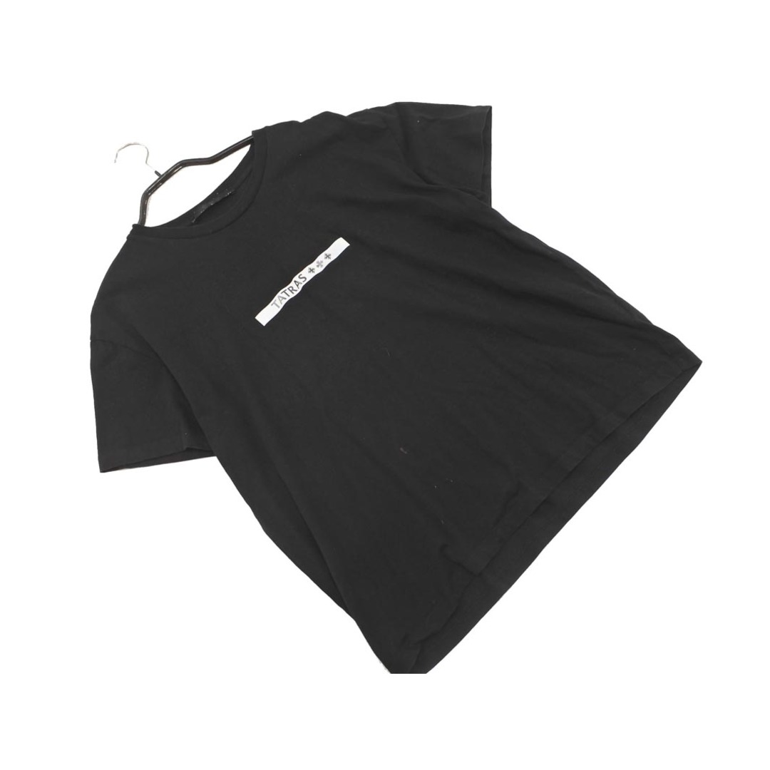 TATRAS タトラス ロゴ Tシャツ size2/黒 □◇ メンズの通販 by TATRAS タトラス ロゴ Tシャツ size2/黒 □◇ メンズの通販 by