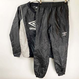 アンブロ(UMBRO)の[上下セット] アンブロ ウインドアップ ピステトップ UBA4540 ウィンドアップパンツ S ブラック メンズ UMBRO スポーツ サッカー ウインドブレーカー(ウェア)