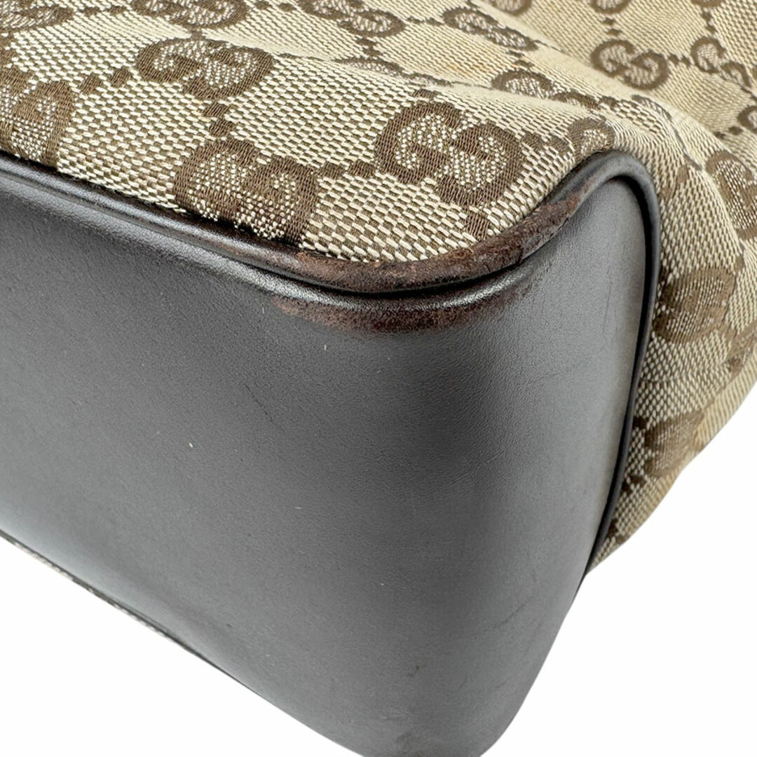 GUCCI - グッチ GUCCI ハンドバッグ GGキャンバス/レザー GUCCI - グッチ GUCCI ハンドバッグ GGキャンバス/レザー