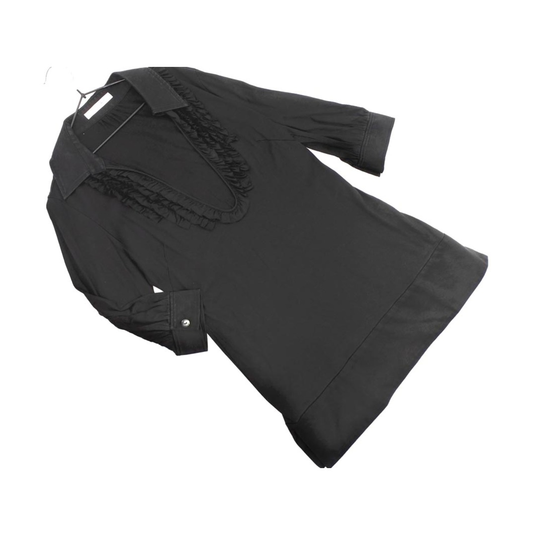 M-premier - M-PREMIER エムプルミエ BLACK フリル チュニック M-premier - M-PREMIER エムプルミエ BLACK フリル チュニック