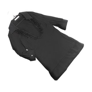 M-premier - M-PREMIER エムプルミエ BLACK フリル チュニック M-premier - M-PREMIER エムプルミエ BLACK フリル チュニック