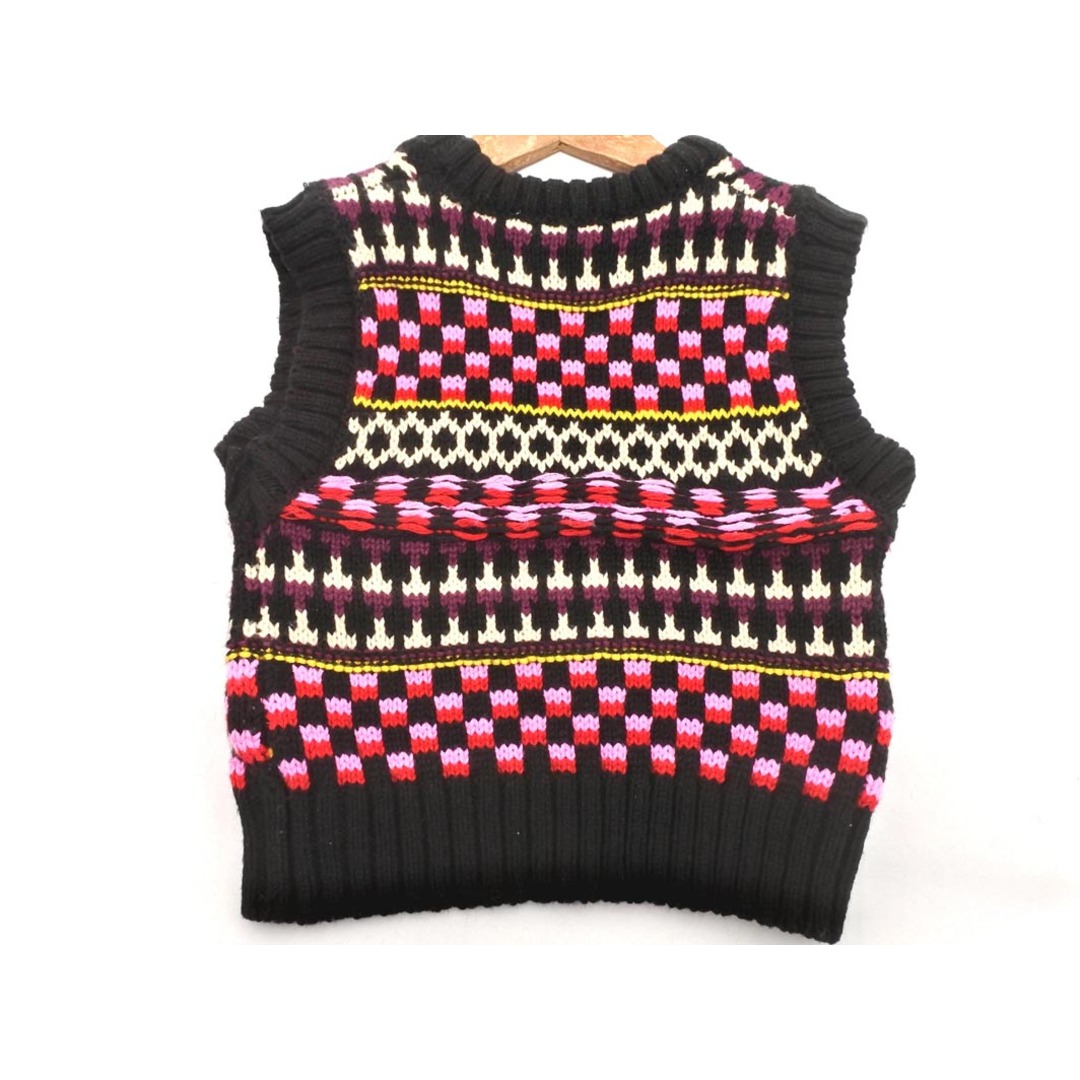 ZARA - ZARA ザラ 総柄 ニット ベスト sizeS/黒 ◇□ レディース ZARA - ZARA ザラ 総柄 ニット ベスト sizeS/黒 ◇□ レディース