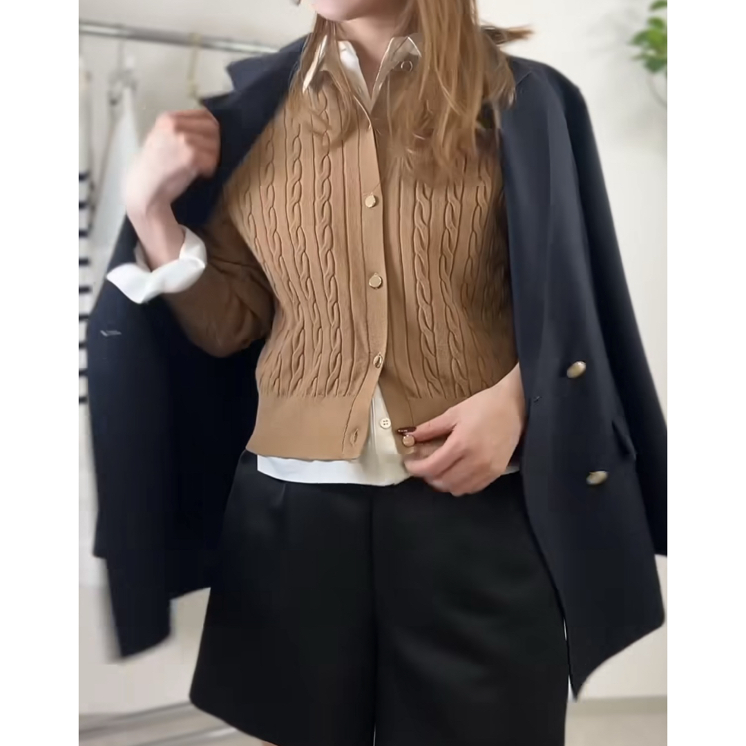 Mystrada - マイストラーダ クロップド シャツ 白 S 百貨店購入 Mystrada - マイストラーダ クロップド シャツ 白 S 百貨店購入