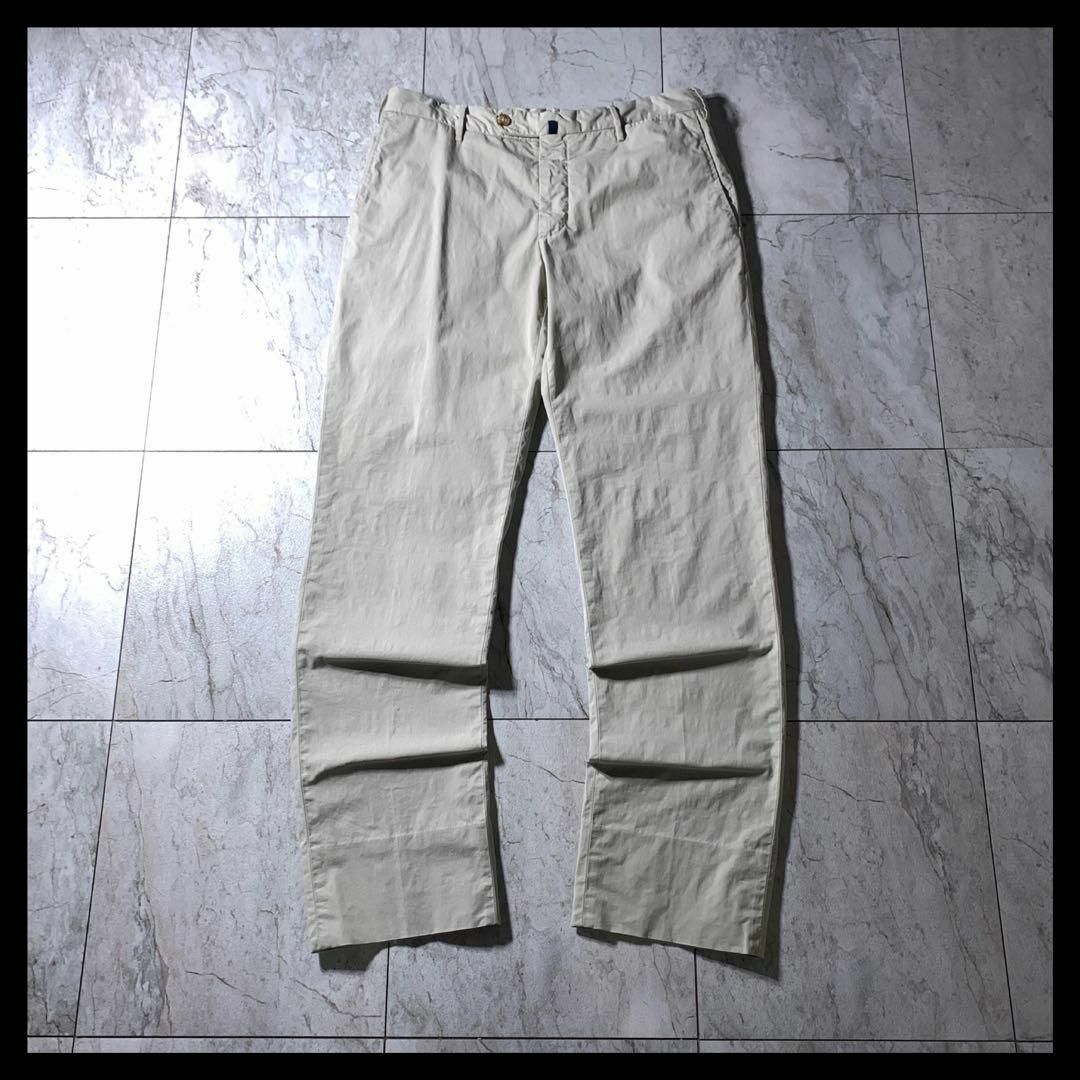 INCOTEX - INCOTEX チノパン スラックス ベージュ HIGH COMFORT INCOTEX - INCOTEX チノパン スラックス ベージュ HIGH COMFORT