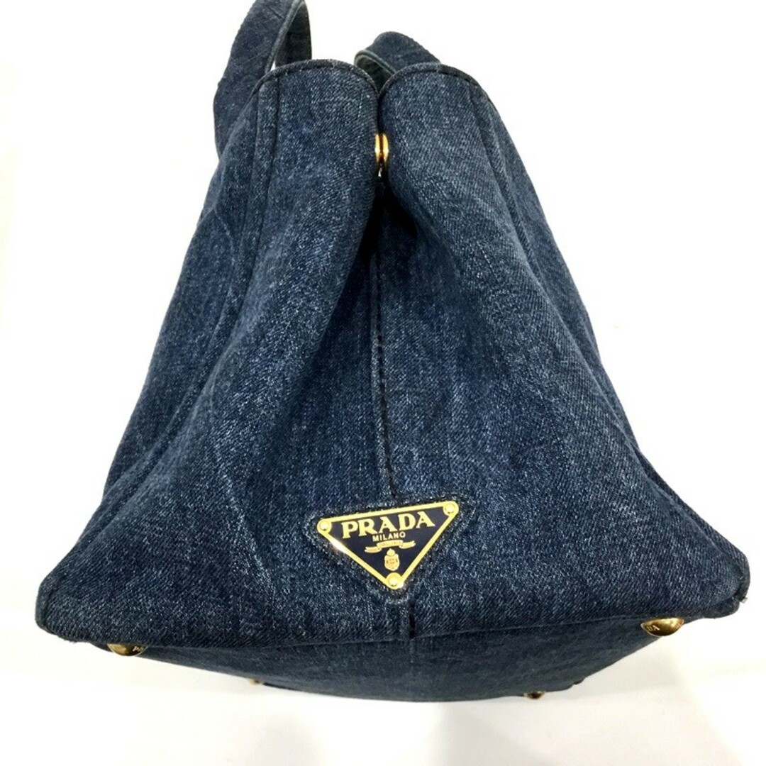 PRADA - PRADA プラダ カナパ デニム トートバッグ B1877B PRADA - PRADA プラダ カナパ デニム トートバッグ B1877B