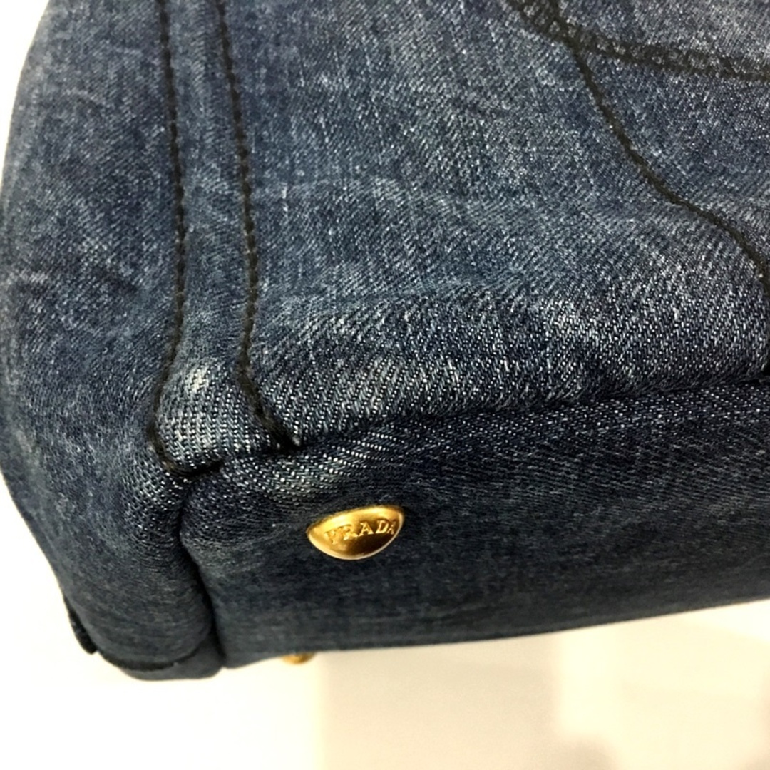 PRADA - PRADA プラダ カナパ デニム トートバッグ B1877B PRADA - PRADA プラダ カナパ デニム トートバッグ B1877B