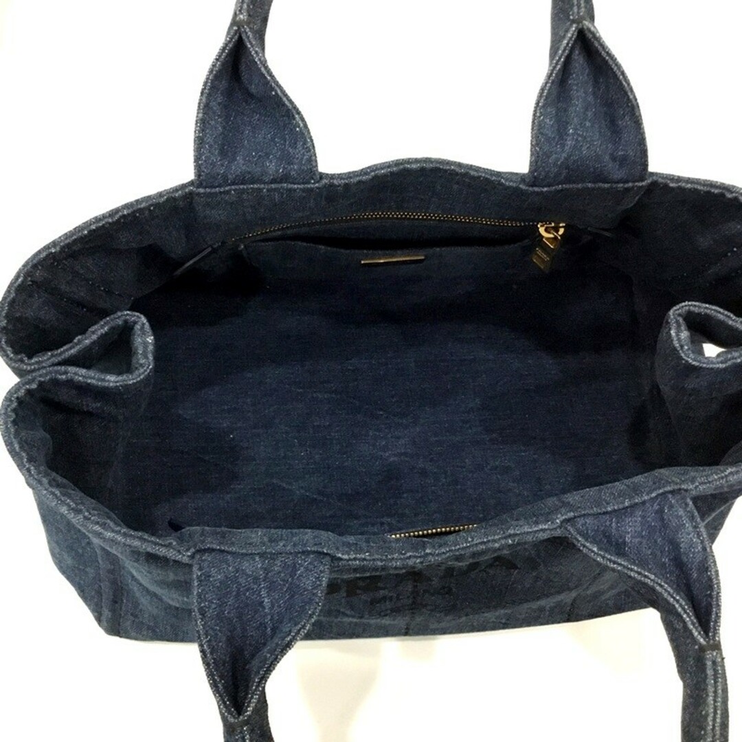 PRADA - PRADA プラダ カナパ デニム トートバッグ B1877B PRADA - PRADA プラダ カナパ デニム トートバッグ B1877B