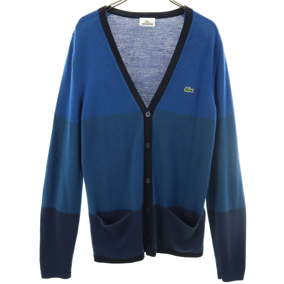LACOSTE - 古着 LACOSTE ラコステ ウール100% 長袖 Vネック LACOSTE - 古着 LACOSTE ラコステ ウール100% 長袖 Vネック