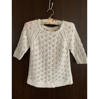ZARA - 今季完売品 ZARA ザラ フラワークルーネックセーター S ZARA - 今季完売品 ZARA ザラ フラワークルーネックセーター S
