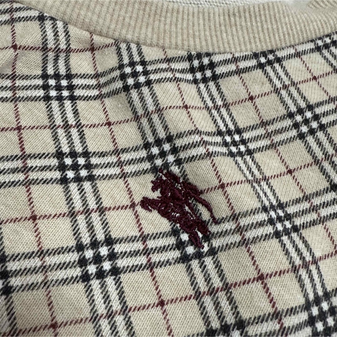 BURBERRY BLUE LABEL - BURBERRY LONDON ノバチェック 刺繍 半袖 BURBERRY BLUE LABEL - BURBERRY LONDON ノバチェック 刺繍 半袖