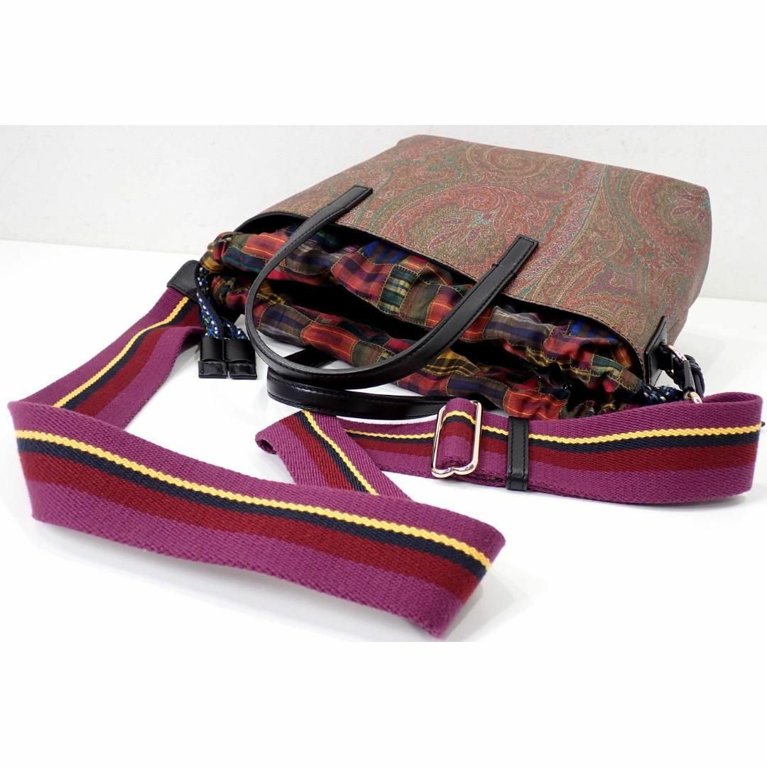 ETRO - 新品同様 超美品 エトロ 2WAY トートバッグ ショルダー ETRO - 新品同様 超美品 エトロ 2WAY トートバッグ ショルダー