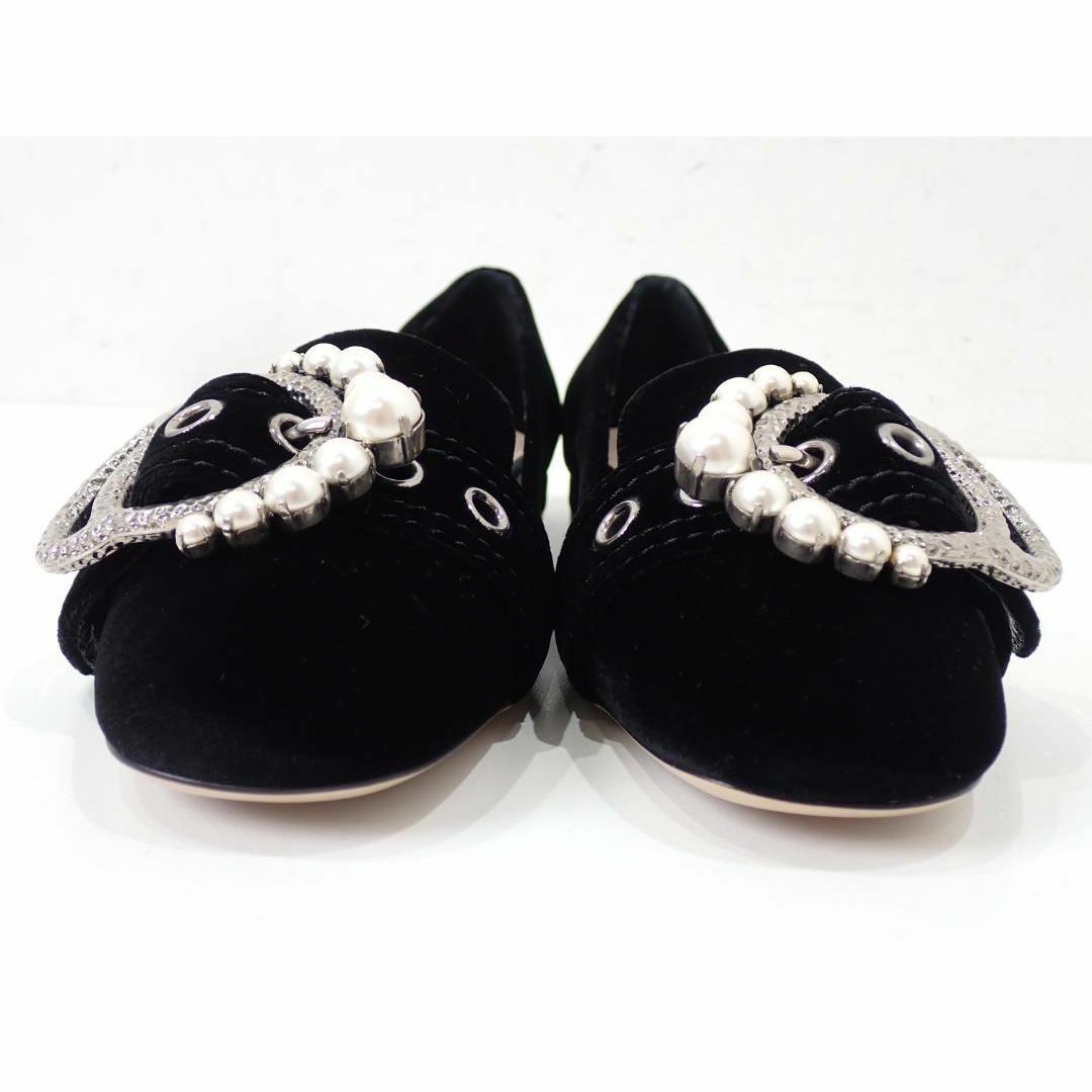 MIU MIU - 定価10万円 新品 ミュウミュウ ベロア パール MIU MIU - 定価10万円 新品 ミュウミュウ ベロア パール
