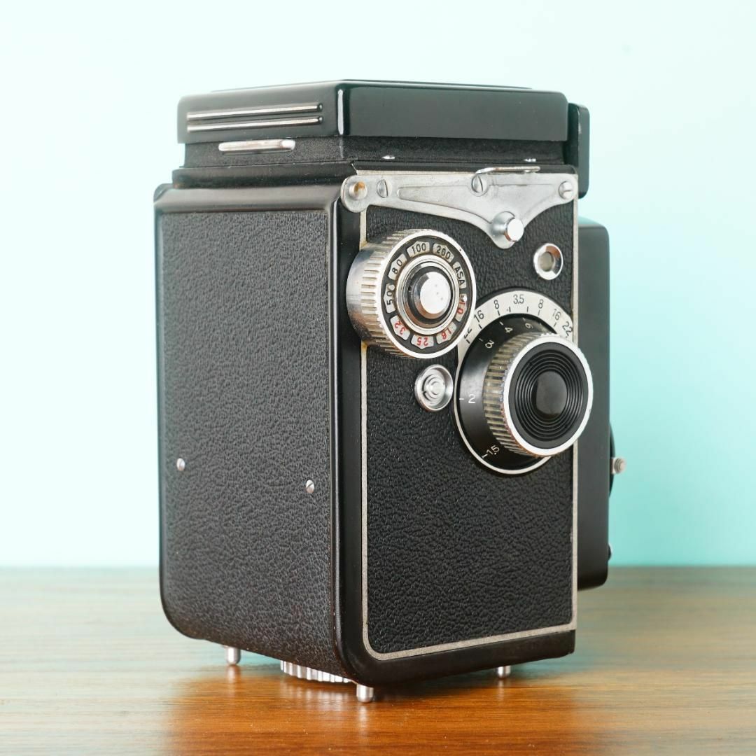 京セラ - 完動品◎YASHICAFLEX C型 二眼レフ フィルムカメラ #15 京セラ - 完動品◎YASHICAFLEX C型 二眼レフ フィルムカメラ #15