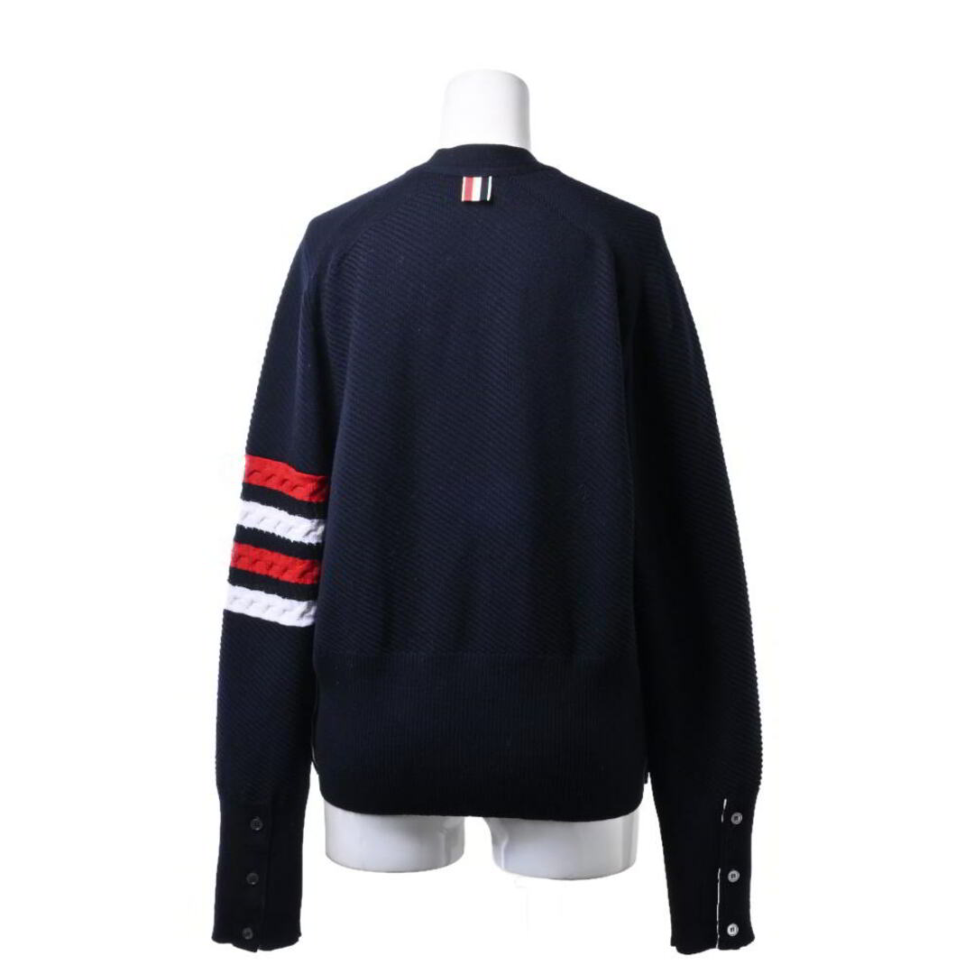 THOM BROWNE - THOM BROWNE 4BAR ウール カーディガンの通販 by THOM BROWNE - THOM BROWNE 4BAR ウール カーディガンの通販 by