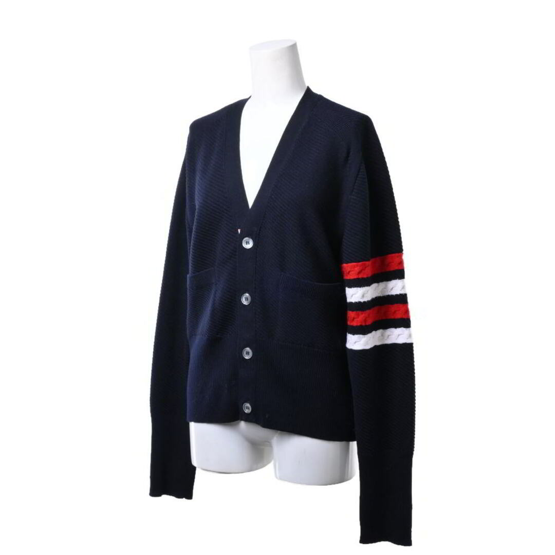 THOM BROWNE - THOM BROWNE 4BAR ウール カーディガンの通販 by THOM BROWNE - THOM BROWNE 4BAR ウール カーディガンの通販 by