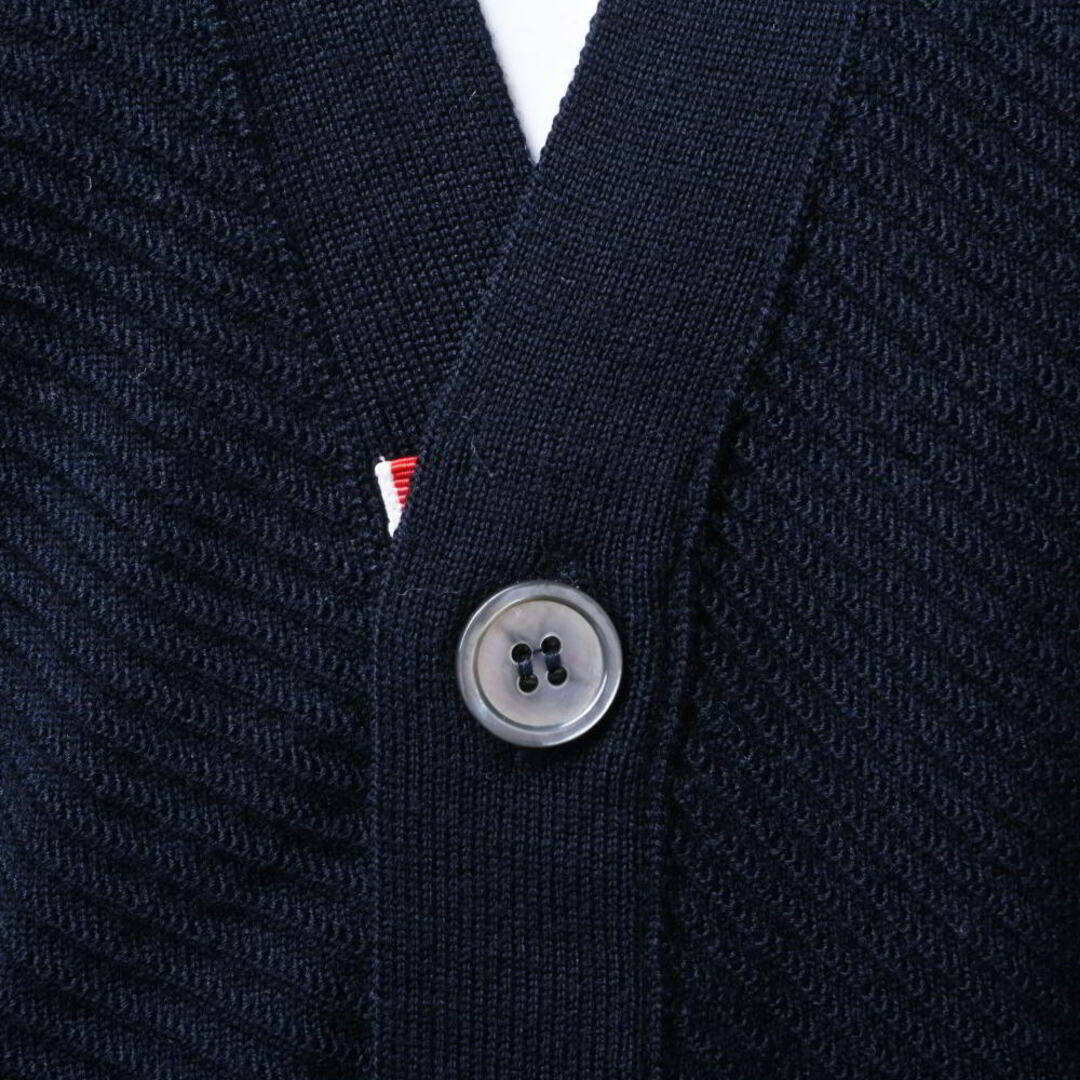 THOM BROWNE - THOM BROWNE 4BAR ウール カーディガンの通販 by THOM BROWNE - THOM BROWNE 4BAR ウール カーディガンの通販 by