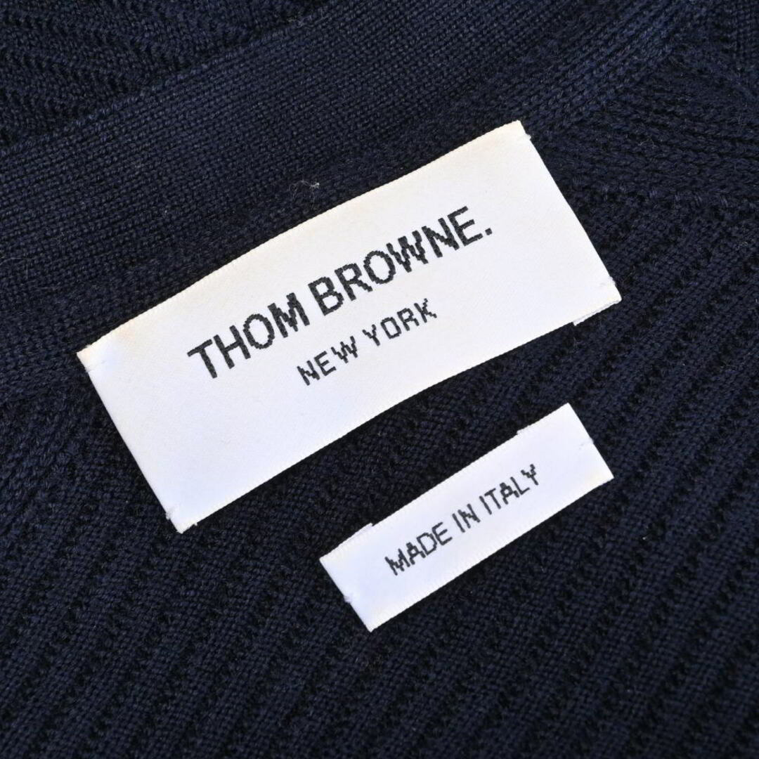 THOM BROWNE - THOM BROWNE 4BAR ウール カーディガンの通販 by THOM BROWNE - THOM BROWNE 4BAR ウール カーディガンの通販 by