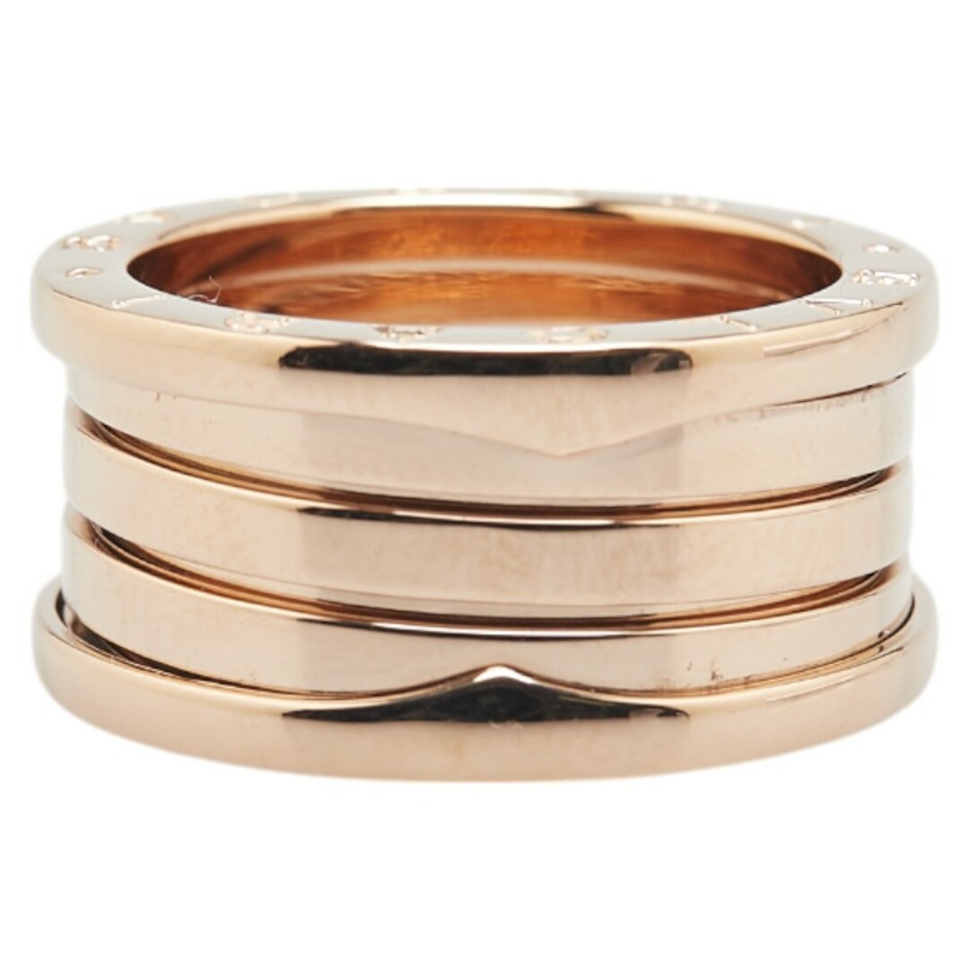 BVLGARI - 美品 K18PG ピンクゴールド リング 指輪 #54 【1 BVLGARI - 美品 K18PG ピンクゴールド リング 指輪 #54 【1