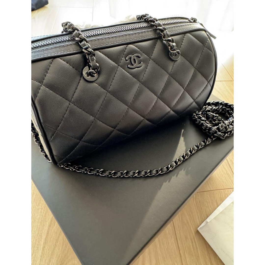 CHANEL - にぁんちゅ様専用CHANEL ボストン型 ソーブラック 新品 CHANEL - にぁんちゅ様専用CHANEL ボストン型 ソーブラック 新品