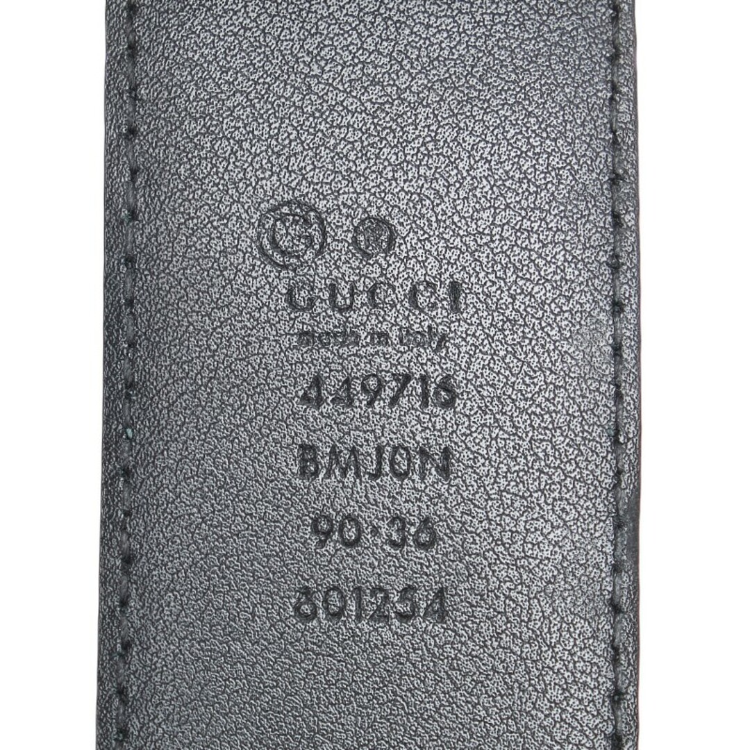 GUCCI - グッチ マイクログッチシマ ベルト 90/36 449716 レザー GUCCI - グッチ マイクログッチシマ ベルト 90/36 449716 レザー