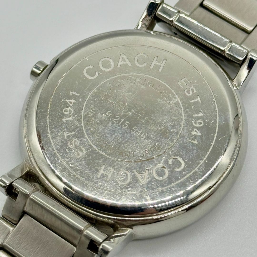 COACH - 稼働品 COACH POPPY コーチポピー 腕時計 シルバー文字 COACH - 稼働品 COACH POPPY コーチポピー 腕時計 シルバー文字
