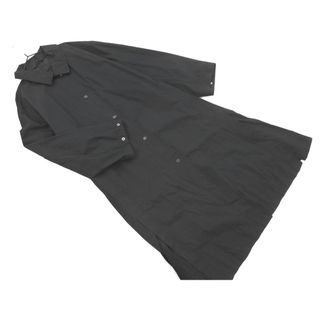 UNIQLO - +J カシミヤブレンド ノーカラーコート ブラック M UNIQLO - +J カシミヤブレンド ノーカラーコート ブラック M